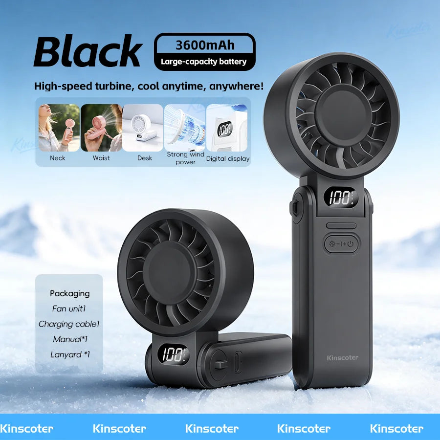 Portable High Speed Cooling Turbo Fan