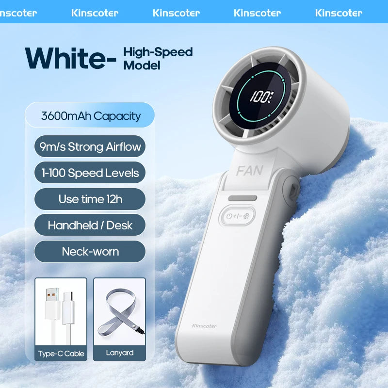 Portable High Speed Cooling Turbo Fan