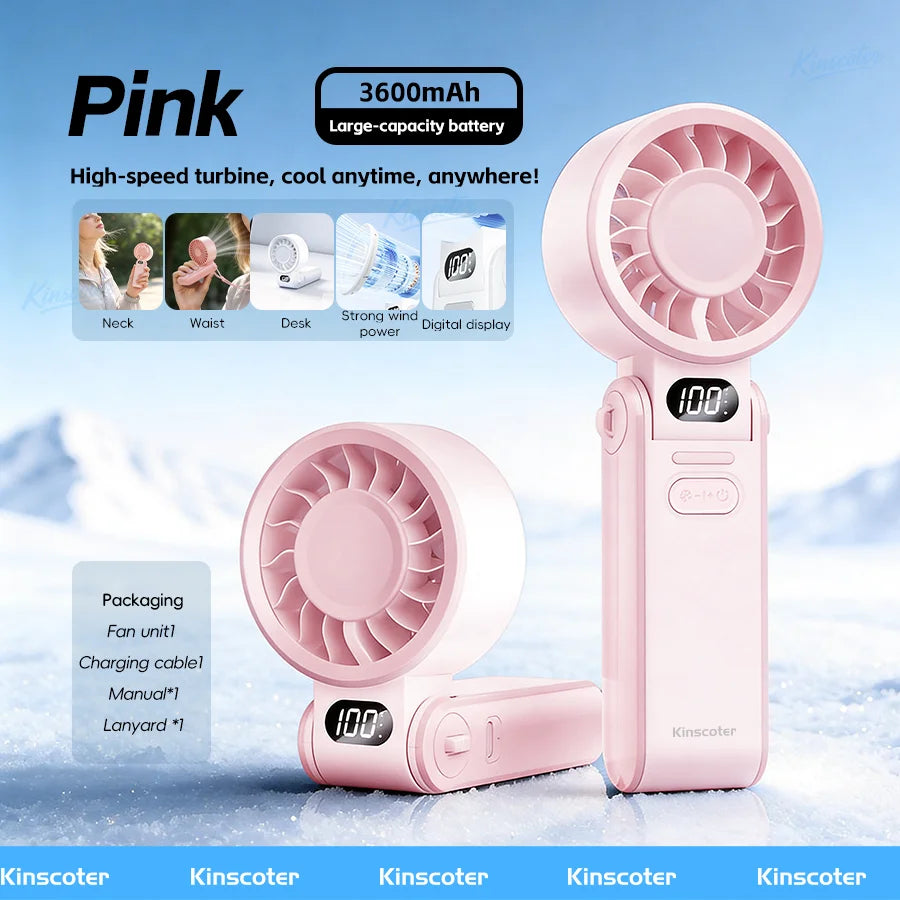 Portable High Speed Cooling Turbo Fan